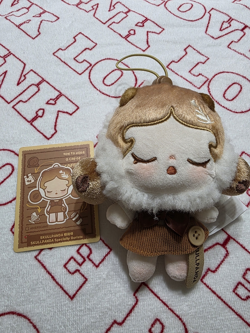 Skullpanda Coffee Factory Plush Pendant